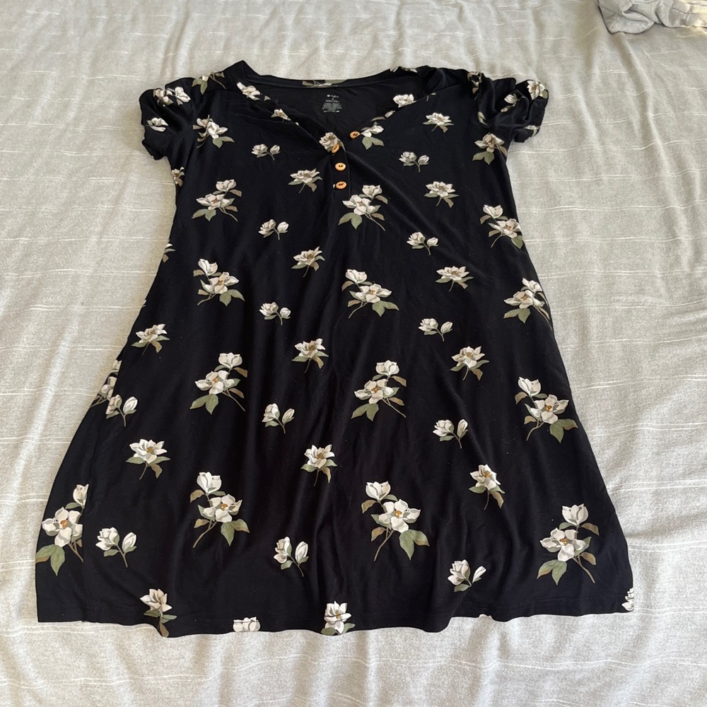 Kyte BABY Midi Lounge Dress Magnolia